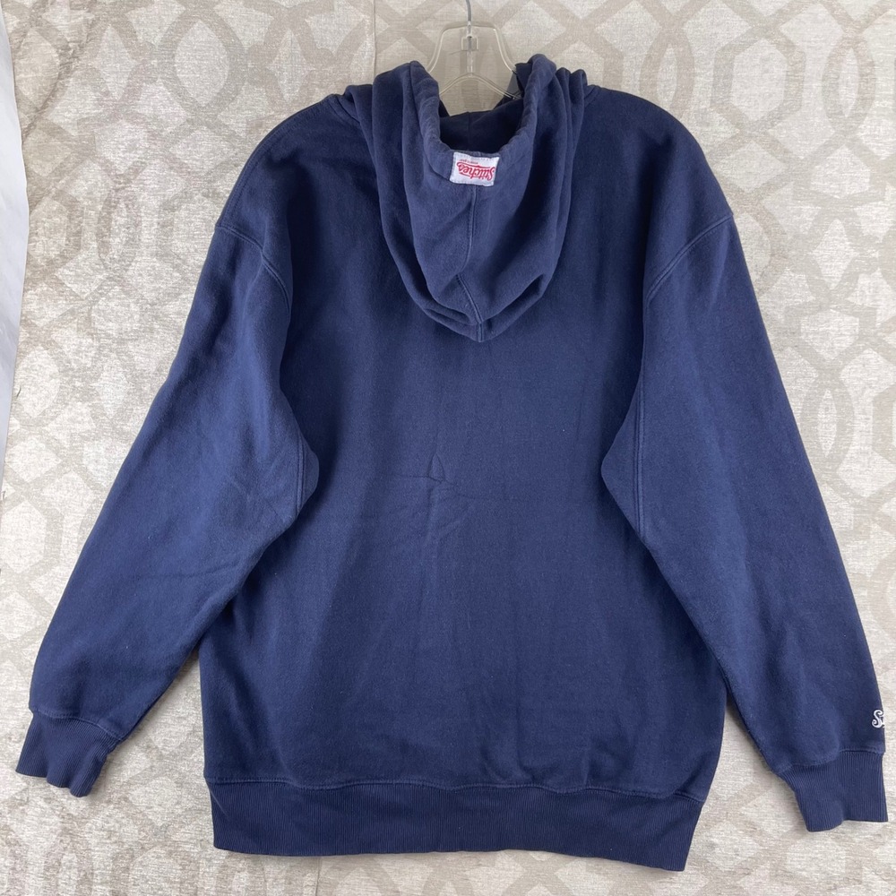 Stitches Boston Red Sox Mens Large Navy Blue Pullover‎ Hoodie MLB Cotton Blend - Picture 8 of 8